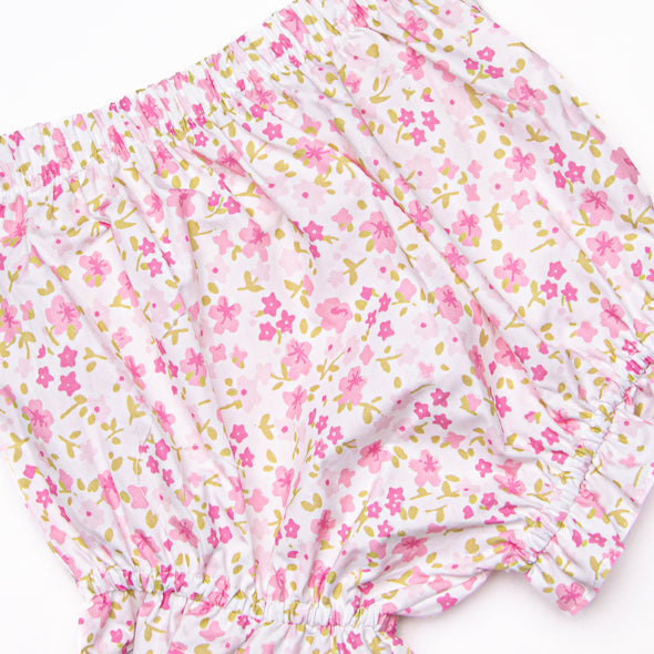 Magenta Meadows Diaper Set, Pink