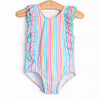 Seaside Stripes One Piece, Blue