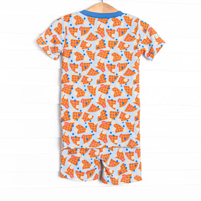 Sweet Stack Bamboo Pajama Short Set, Blue