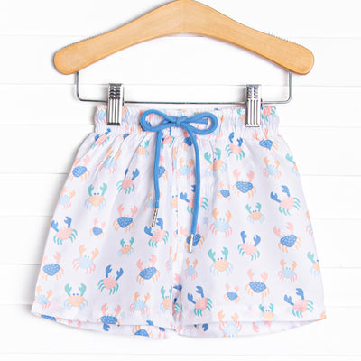 Summertime Shuffle Swim Trunks, Blue