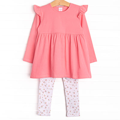 Rare Roses Legging Set, Pink