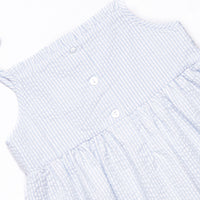 Wag and Wave Smocked Short Set, Blue