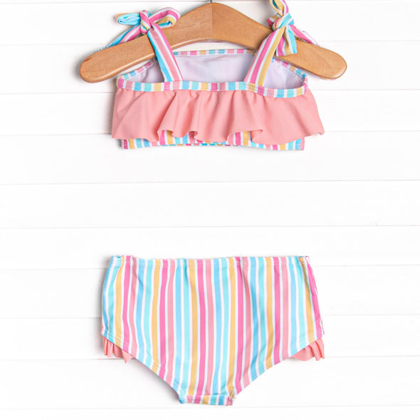 Seaside Stripes Bikini, Pink