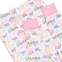 Hard Days Work Bamboo Pajama Set, Pink