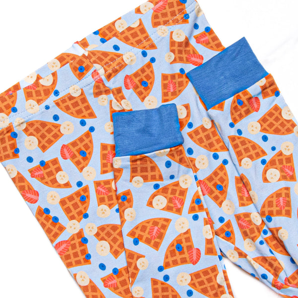 Sweet Stack Bamboo Pajama Set, Blue