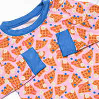 Sweet Stack Bamboo Pajama Set, Pink