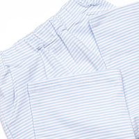 Sage and Stripes Polo Pant Set, Green