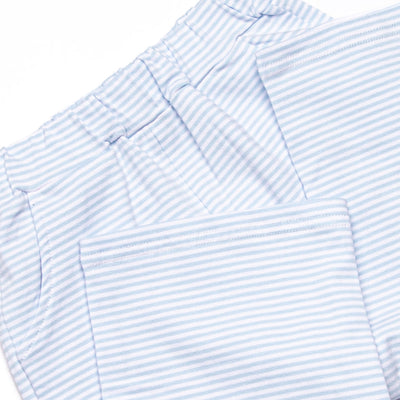 Sage and Stripes Polo Pant Set, Green