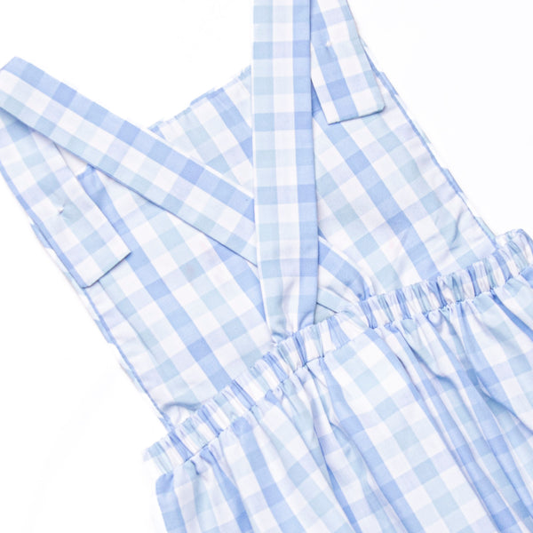 Freedom Flyer Smocked Sunsuit, Blue