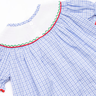 Hard Days Work Smocked Legging Set, Blue