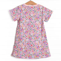 Lily Lane Sweatshirt Dress, Pink