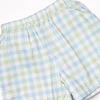 Sailor Shores Applique Short Set, Green