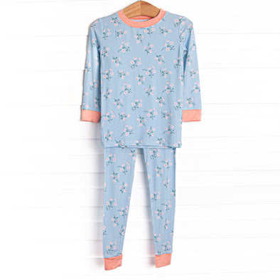 Beautiful Day Bamboo Pajama Set, Blue