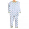 High in the Sky Bamboo Pajama Set, Green
