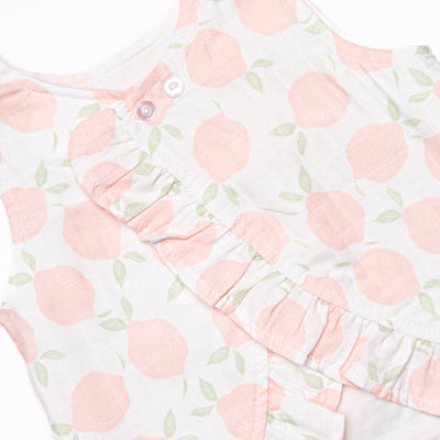 Pink Lemonade Muslin Diaper Set, Pink