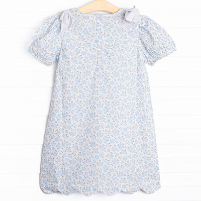 Portofino Petals Dress, Blue