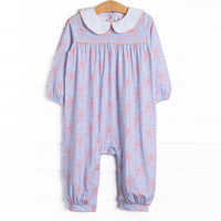Bluebell Bows Romper, Blue