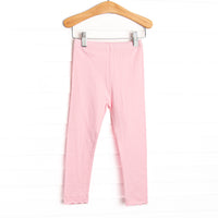  Featured here in pink knit and scalloped edges for your little one's wardrobe. 