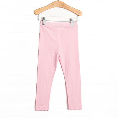 Shelly Scalloped Legging, Pink