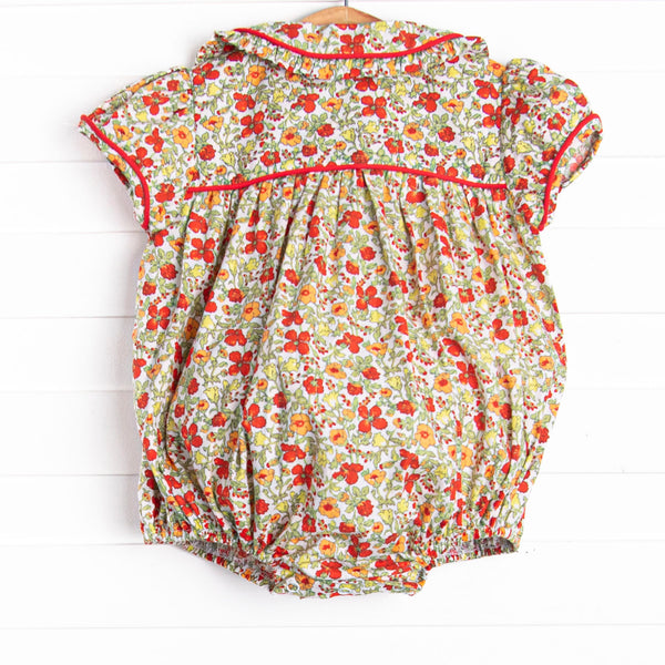 Ruby Red Bundles Smocked Bubble, Red