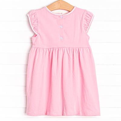 Watermelon Patch Applique Dress, Pink