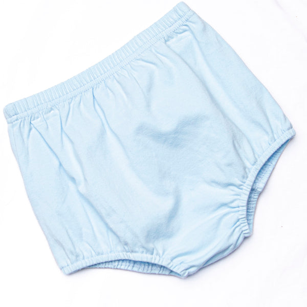Hudson Hunter Applique Diaper Set, Light Blue Stripe