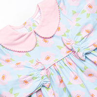 Blue Skies and Blooms Bloomer Set, Blue