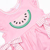 Watermelon Patch Applique Dress, Pink