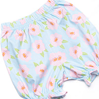 Blue Skies and Blooms Bloomer Set, Blue