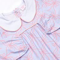 Bluebell Bows Romper, Blue