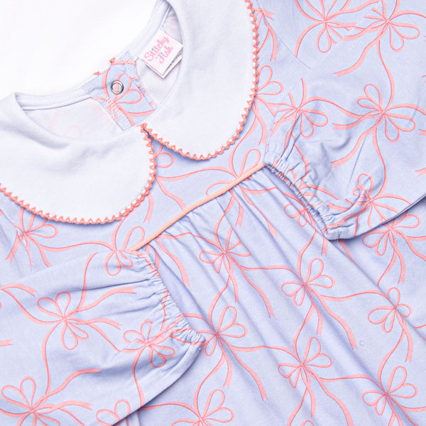 Bluebell Bows Romper, Blue