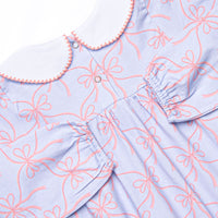 Bluebell Bows Romper, Blue