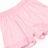 Peace, Love, and Popsicles Ruffle Applique Short Set, Pink