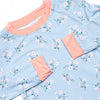 Beautiful Day Bamboo Pajama Set, Blue