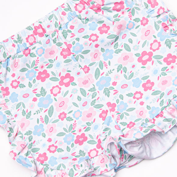Calla Short Set, Blue Floral