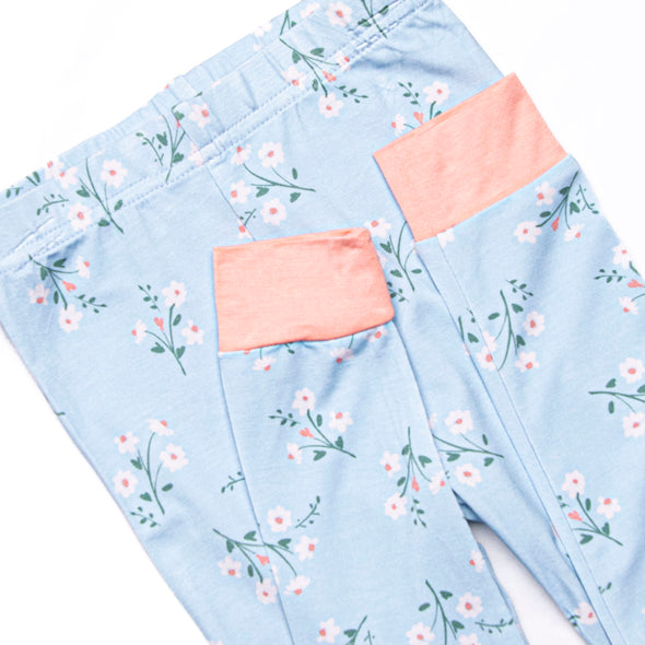 Beautiful Day Bamboo Pajama Set, Blue