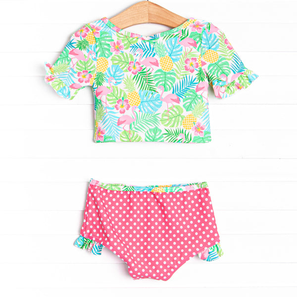 Luau Lagoon Tankini, Pink