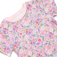 Lily Lane Sweatshirt Dress, Pink