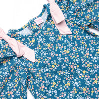 Eloise Bow Dress, Blue