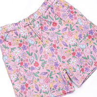 Lily Lane Sweatshirt Short Set, Pink