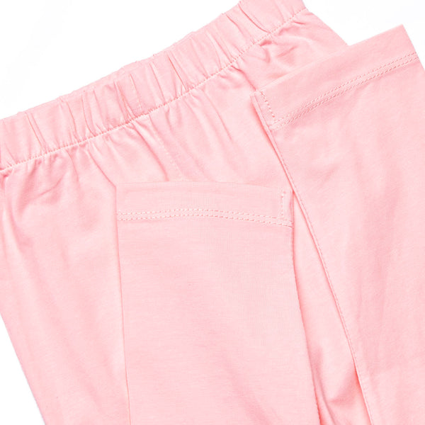 Magical Check In Applique Legging Set, Pink Check