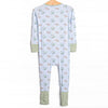 High in the Sky Bamboo Zippy Pajama, Blue