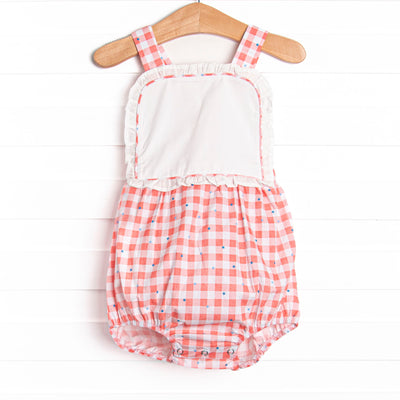 Patriotic Picnic Sunsuit, Red