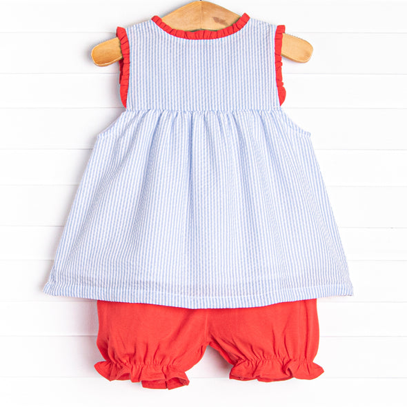 Crustacean Cutie Bloomer Set, Blue