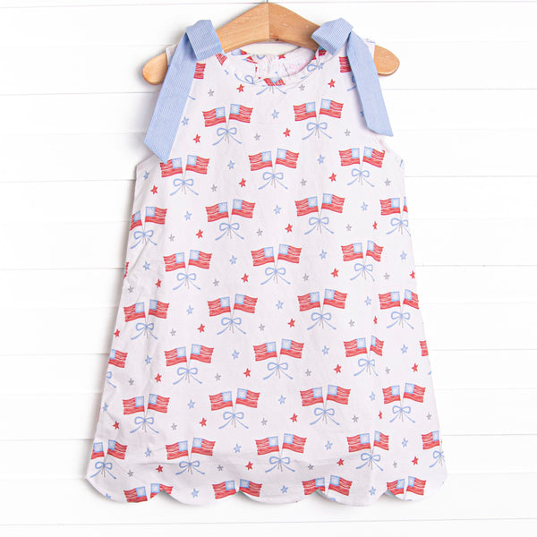 Home of the Brave Dress, Blue