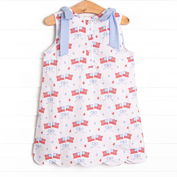 Home of the Brave Dress, Blue
