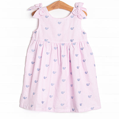 High Tide Embroidered Dress, Pink