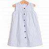 Pier Pinstripes Dress, Blue