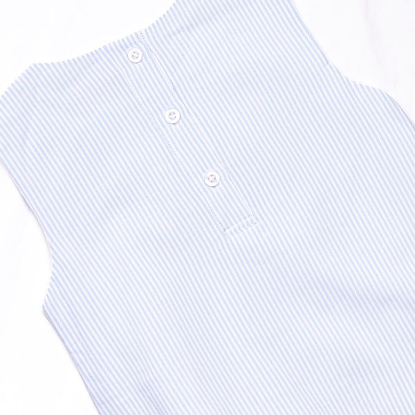 Patriotic Posies Applique Skirted Bubble, Blue