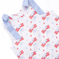Home of the Brave Dress, Blue